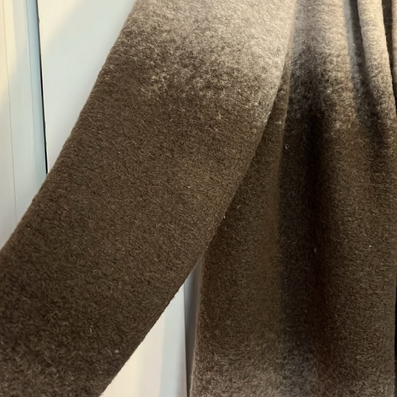 Stunning Rozae Nichols ombré gray wool coat - Picture 6 of 7